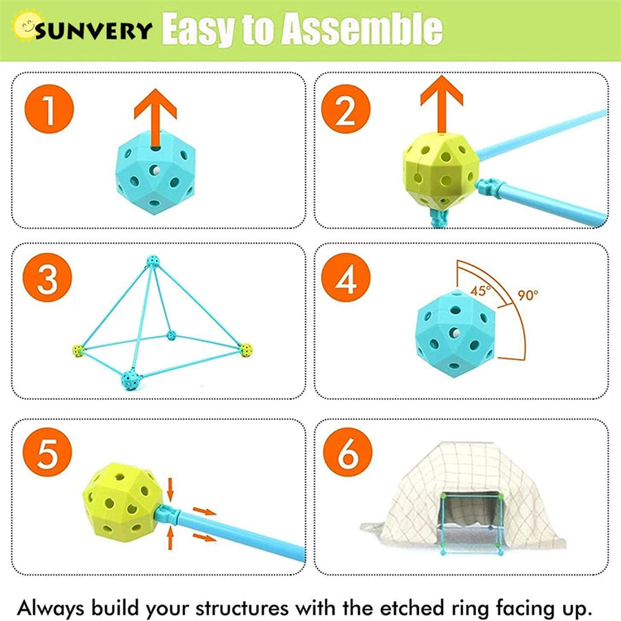 Bouw nu je eigen fort! Constructie kit 8+